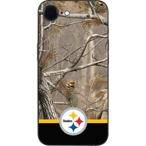 NFL Realtree Camo Pittsburgh Steelers iPhone 16e Skin